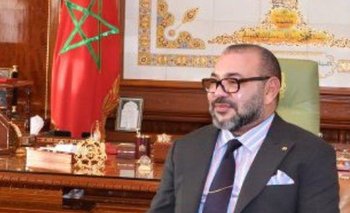 El rey de Marruecos anunciando la candidatura para el Mundial 2030