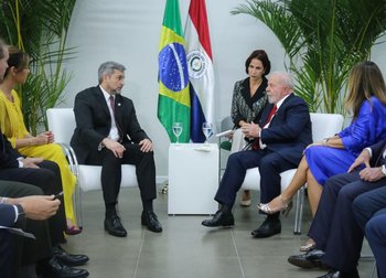 Lula y Abdo Benítez