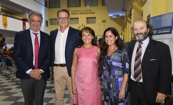 Gustavo Osta, Huascar Camblor, Patricia Pérez, Adriana Boan y Gustavo Amadeo