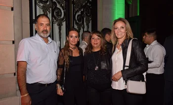Daniel Valerio, María Pia Lalanne, Marita Larrosa y Andrea Delgado