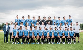 La selección uruguaya sub 17 que disputará el Sudamericano en Ecuador