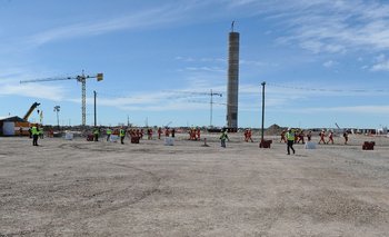 Avance de la construcción de la planta de UPM en Paso de los Toros en noviembre de 2020