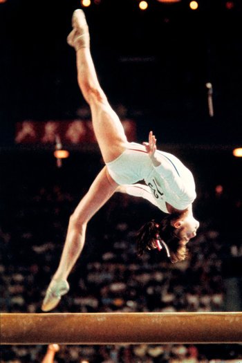 Nadia Comaneci en Montreal 1976