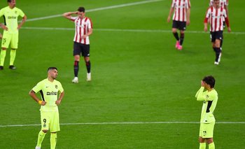 Suárez brazos en jarra, Joao Félix se cubre el rostro: Atlético cayó en Bilbao