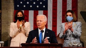 El primer discurso de Joe Biden ante el Congreso