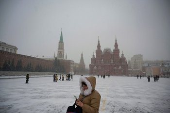 La Plaza Roja de Moscú, la capital rusa