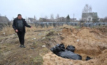 "Esto es genocidio", afirmó el presidente ucraniano, Volodimir Zelenski