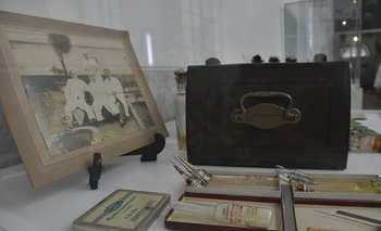 Maletín  y otras pertenencias del doctor Manuel Albo son expuestas en el museo