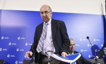 El subsecretario del Interior, Guillermo Maciel, en la presentación de la cifra de los delitos del primer trimestre de 2022