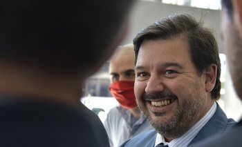 Ministro de Ambiente, Adrián Peña. 