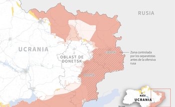 Rusia retiró a fines de marzo sus fuerzas sobre Kiev para concentrar sus esfuerzos en derribar el sur y el este