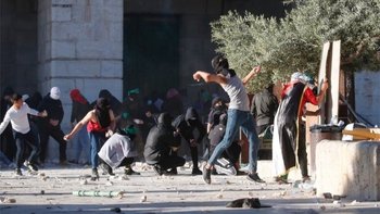 Más de 100 palestinos resultaron heridos en enfrentamientos con la policía israelí