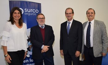 Mariana Falco, Walter Ocampos, Andrés Elola y Carlos Díaz.