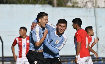 Anderson Duarte convirtió un golazo contra Paraguay