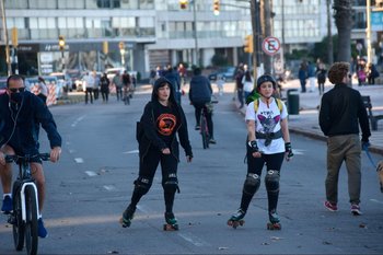 Se suspende paseo peatonal en la rambla de Montevideo
