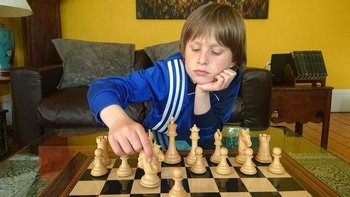 Con solo 10 años, Frederick Waldhausen Gordon es el mejor ajedrecista escocés de menos de 18.
