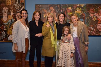 Maria Noel Martinez, Monica y Gabriela Paez, Camila Pereira, Jacinta Posadas y Clementina Pereira