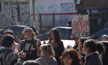 Paro de Secundaria y ocupación por los profesores Liceo Dámaso (archivo)