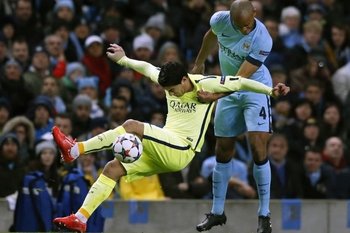 Suárez en Barcelona y Kompany en Manchester City