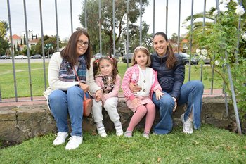 Carolina Guerrero, Lucia Andrés, Rafaella Corci y Veronica Julian