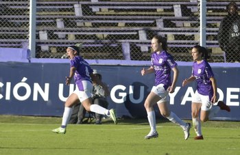 El grito de gol de Oriana Fontán luego de convertir el penal contra Nacional
