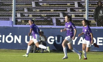 El grito de gol de Oriana Fontán luego de convertir el penal contra Nacional