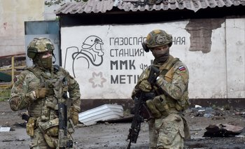 Soldados rusos en la ciudad ucraniana de Mariúpol. (Archivo)