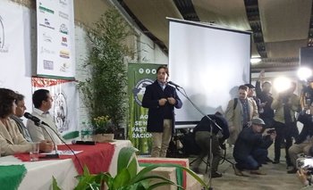 Luis Lacalle Pou asiste este sábado al acto de clausura del 105° congreso anual de la Federación Rural, en Tacuarembó