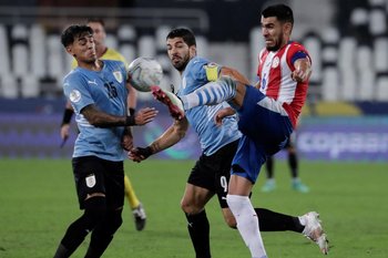 Torres y Suárez cotra Paraguay en la Copa América