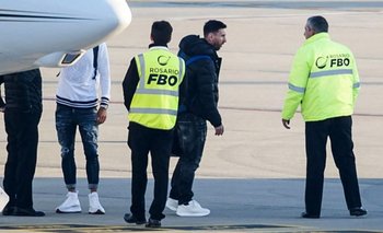 Messi llegó a Rosario