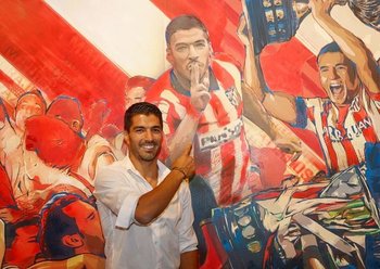 Suárez y su mural
