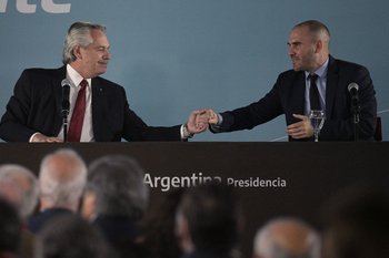 Martín Guzmán, ministro de extrema cercanía con el presidente, enfrentaba las críticas de la vicepresidenta Cristina Kirchner