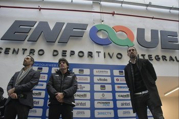 Andrés Scotti, Mario Rebollo y Diego Godín