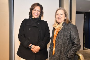Mariana Fernández y Andrea Lanfanco