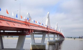 Rusia y China inauguraron un puente fronterizo