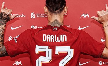 El dorsal 27 de Liverpool ya tiene dueño y es Darwin Núñez
