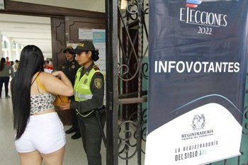 Jornada de votación en Colombia