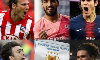La cuenta de Twitter de la Liga de Campeones subió una foto de Diego Forlán, Luis Suárez, Edinson Cavani, Álvaro Recoba y Darwin Núñez
