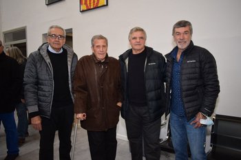 Gregorio Pérez, Óscar Washington Tabárez, Celso Otero y José Herrera