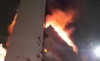 Incendio en un edificio de la calle Ecuador al 1000