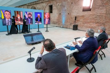 Cumbre de presidentes del Mercosur en julio de 2021