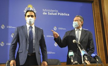 José Luis Satdjian y Daniel Salinas, subsecretario y ministro de Salud