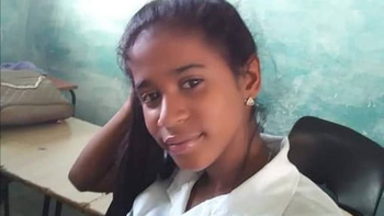 Gabriela Zequeira tiene 17 años, estudia contabilidad y fue detenida el 11 de julio en La Habana.