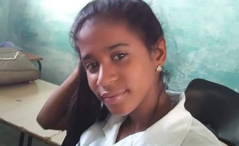 Gabriela Zequeira tiene 17 años, estudia contabilidad y fue detenida el 11 de julio en La Habana.