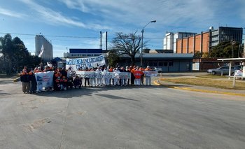Medidas sindicales en planta de Conaprole en Florida.