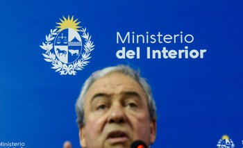 Luis Alberto Heber encabezó una conferencia de prensa este martes donde presentó cifras de delitos del primer semestre de 2022