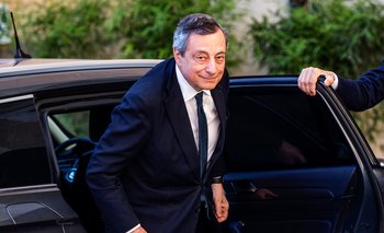Mario Draghi, primer ministro de Italia, el 15 de julio