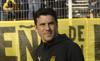 Mauricio Larriera cuando dirigía a Peñarol