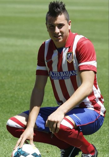 José María Giménez cuando arribó a Atlético de Madrid hace nueve años