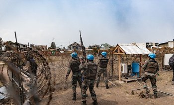 Las protestas en el Congo están dirigidas a los Cascos Azules